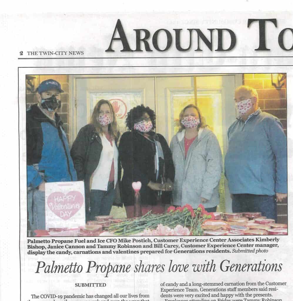 Volunteering in the Community Palmetto Propane & Fuels