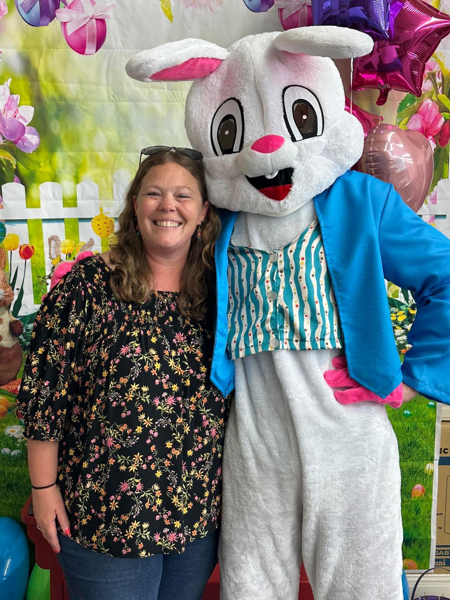 Easter Bunny Visits the Batesburg Showroom